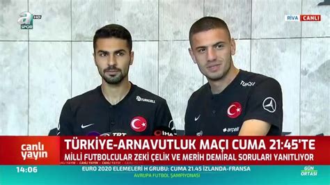 Bu iki maç bizim içim çok kritik olacak. Merih Demiral ve Zeki Çelik soruları yanıtladı videosunu ...