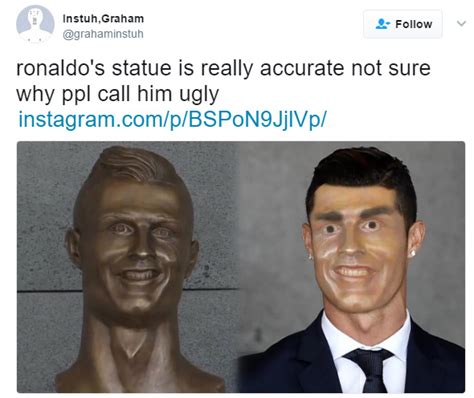 Find and save ronaldo statue memes | from instagram, facebook, tumblr, twitter & more. People Can't Stop Laughing At This Airport's Cristiano ...