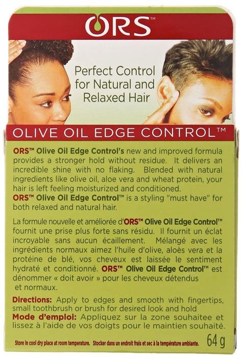 Ors Gel Olive Oil Edge Control Hair 2.25oz (2 Pack) * See ...