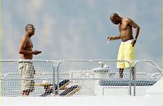 jay beyonce shirtless yacht seas hits goes high size