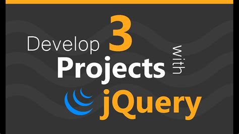 JQuery Tutorial - Develop 3 Projects - YouTube