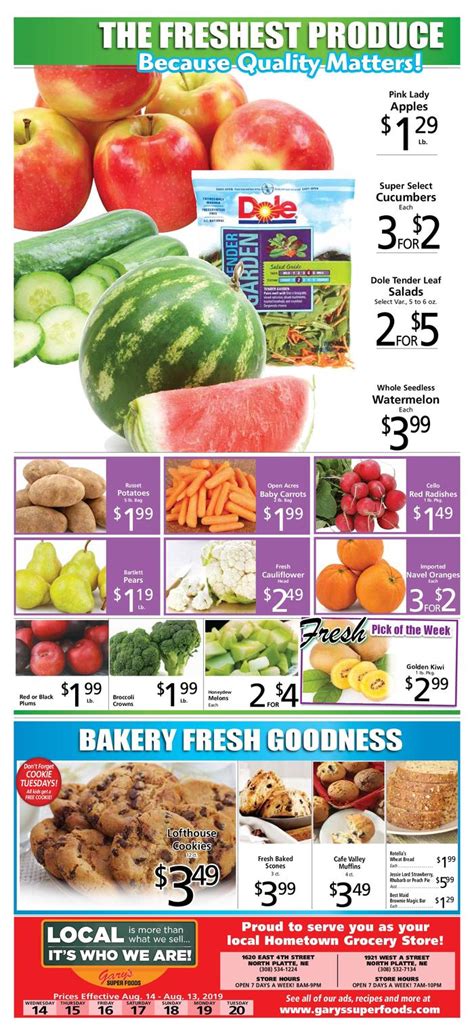 4th street, suite 110, north platte, ne map. Gary's Super Foods | Ad Specials