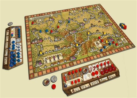 The players act as traders trying to get victory points for building a network of offices, controlling cities, collecting bonus markers, or when other traders use the cities they control. Hansa Teutonica - Jedisjeux - et les autres jours aussi