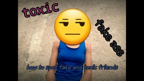 You should feel like your friend's equal finally, toxic friends often withhold affection or support depending on the circumstances. How to spot FAKE and TOXIC friends😑 - YouTube