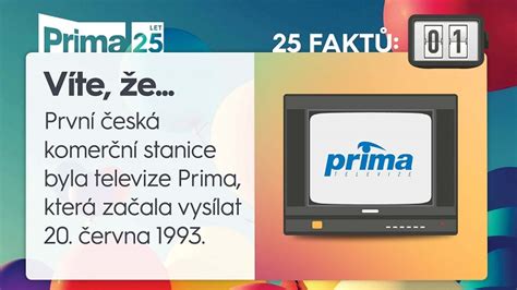 496 likes · 7 talking about this. TV Prima si ve středu připomíná 25 let vysílání | MediaGuru