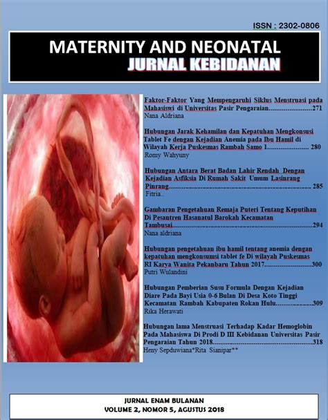 …penelitian anemia pada ibu hamil asyifa robiatul adawiyah academia edu analisis hubungan karakteristik keluarga dan status gizi terhadap kejadian anemia pada remaja sma pab 5 klumpang jurnal kebidanan analisis faktor… Faktor Penghambat Menstruasi Pada Remaja - Siti
