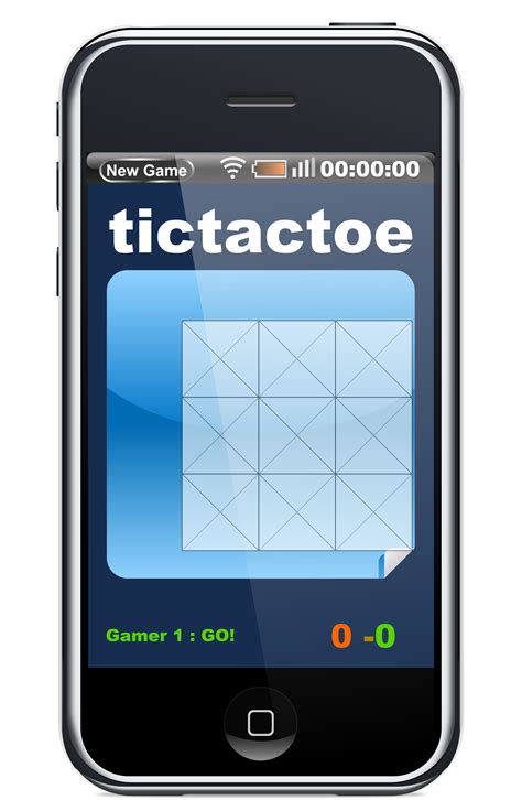 Clipart - Javascript Phone Tictactoe Game