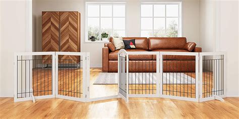 What to consider when choosing a dog gate. Amazon.com: PAWLAND 144-inch Extra Wide 30-inches Tall Dog ...