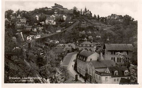 Die ehemaligen weinberge von loschwitz zogen seit dem sehenswertes in dresden loschwitz. Standseilbahn Loschwitz - Dresden-Postkarte Kalenderwoche ...