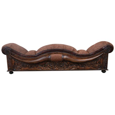 Long Horn Bench | Western benches | Western bedroom | Western Furniture | Western furniture ...