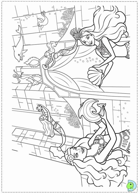 Our disney barbie coloring sheet collection is always growing and being added to. Barbie Mermaid Coloring Page - Coloring Home