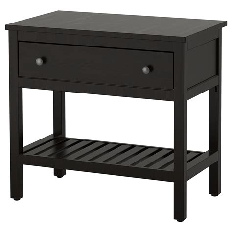 Maybe you would like to learn more about one of these? HEMNES meja wastafel terbuka dengan 1 laci, warna hitam ...