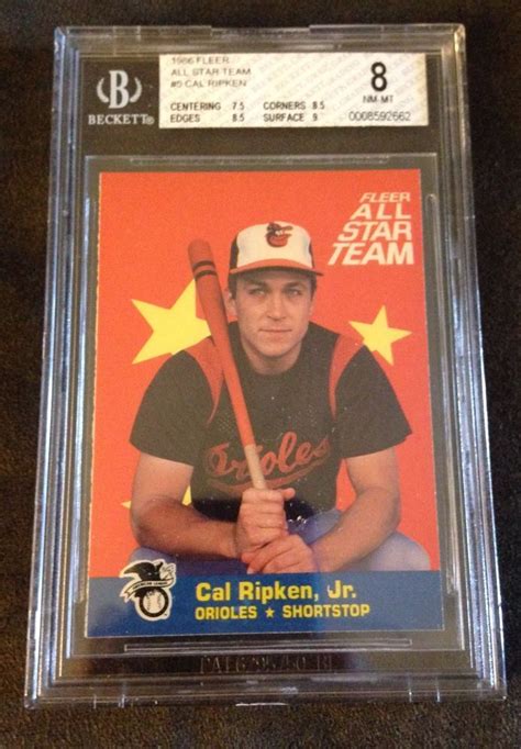 We did not find results for: Cal Ripken Jr 1986 Fleer All Star #5 BGS 8 | Baseball cards for sale, Cal ripken jr., All star team