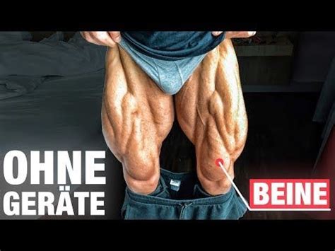 Was brauchst du für muskelaufbau zuhause? Die 4 BESTEN Bein Übungen (KOMPLETT OHNE GERÄTE) - YouTube ...