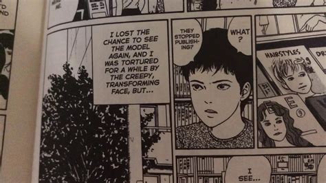 Iwasaki, a scriptwriter, has a premonition that something bad is about to happen. My Dramatic Reading: Fashion Model by Junji Ito (Part 1 ...