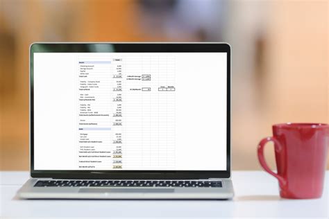 To stop this habitual spending, log down all your spending over the course of a month. How to Create a Net Worth Spreadsheet | Young Adult Money