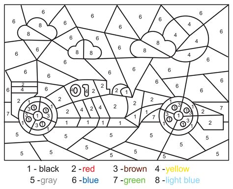 Search through 623,989 free printable colorings at getcolorings. 9 Best Images of Car Color By Number Printables ...