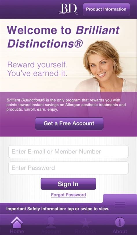Allow 48 hours for points to deposit into your account. Brilliant Distinctions App Program by Allergan ...