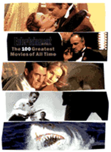 April 30, 1989, rome, italy first film: The 100 Greatest Movies of All Time by Entertainment Weekly