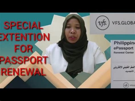How to apply, how long it takes, how much it costs, track your application, unexpired visas, replacing a damaged passport. SPECIAL Extension For Passport Renewal - YouTube