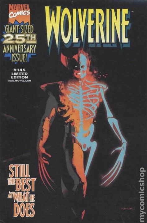 Armed with six, indestructible metal claws, a metal skeleton, an accelerated healing factor and a bit of a temper. Wolverine comic books issue 145