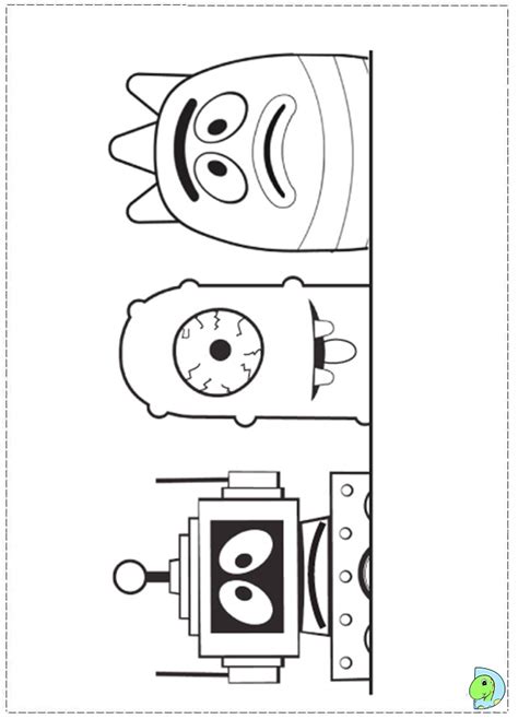 The yo gabba gabba plex doll. Yo gabba Gabba Coloring page- DinoKids.org