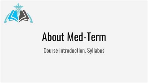 For accredited online medical terminology courses, the university college of houlton has a great course to follow. Introduction | Medical Terminology - YouTube