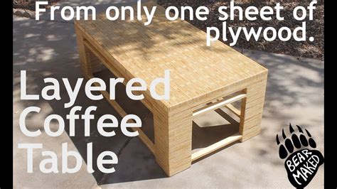 Table base with turned legs. Make a Plywood Coffee Table - Rockler Plywood Challenge ...