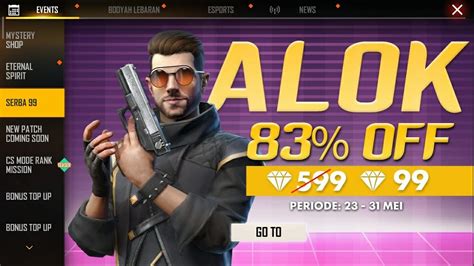 3 different ways are available to get the character and we will start from a safe and easy method. DJ ALOK JUST 99 Diamond||free fire - YouTube
