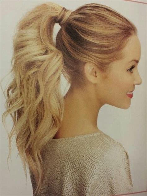 Pretty Ponytail Hairstyles for Young Women - Pretty Designs