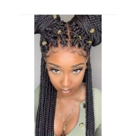 Our protective styles anti itch serum reduces flakes & helps reduce scalp irritation. Medium knotless box braids wig for black women cornrows ...