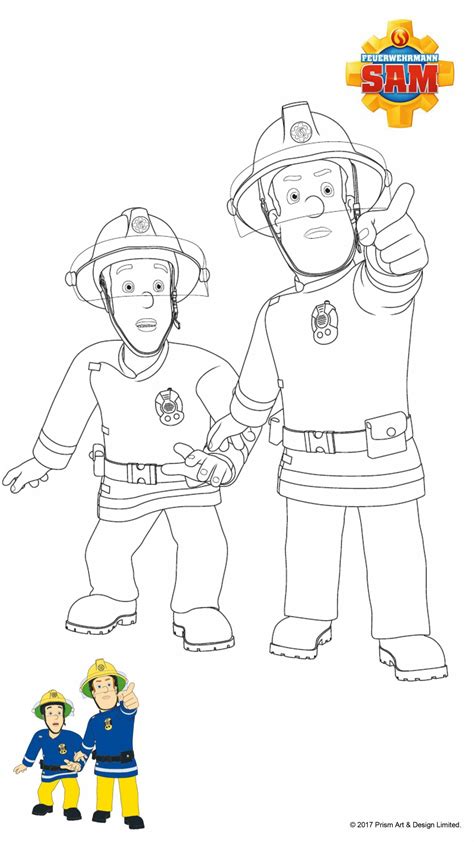 Kids n fun com 38 coloring pages of fireman sam. Ausmalbild Feuerwehrmann Sam - kinderbilder.download | kinderbilder.download