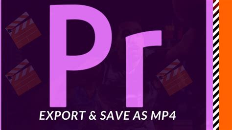 Using this format, you will create a.mp4 for your finished film which is both high quality. Export & Save as mp4 format in Adobe Premiere Pro CC ( HD ...