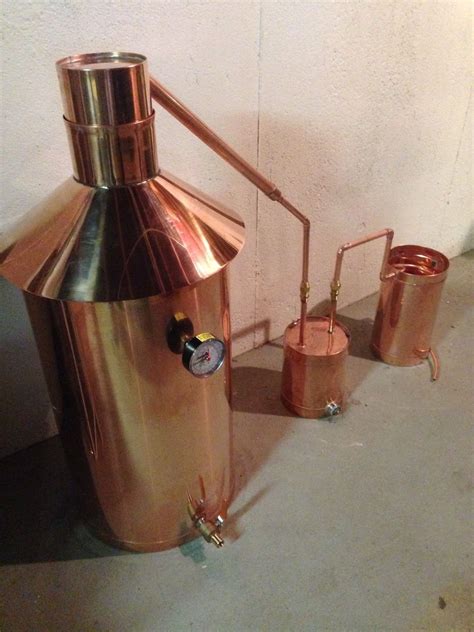 There is no welding, soldering or fabricating required on our stills! Discount Stillz 20 Gallon - Heavy Copper Moonshine Still