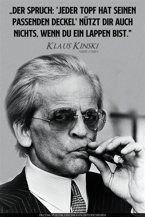 He is very intelligent and enjoys reading books and conducting research for fun. Klaus Kinski | familia Dei
