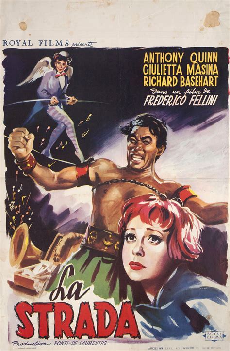 As the leemans are the richest family in town. La Strada 1954 Belgian Poster | Posteritati Movie Poster ...