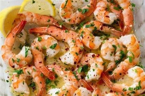 A big bowl of this lemon garlic shrimp with. Baked Shrimp With Garlic Lemon Butter Sauce - Food Info