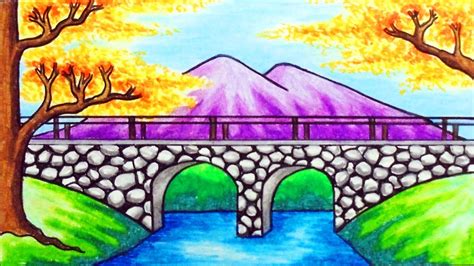 Easy Nature Scenery Drawing | How to Draw Beautiful ... Drawing of beautiful scenery of nature step by step for beginners / easy drawing.