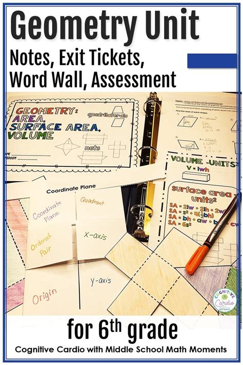 Surface area and volume of. 6th Grade Math Geometry Unit - Area, Surface Area, Volume ...