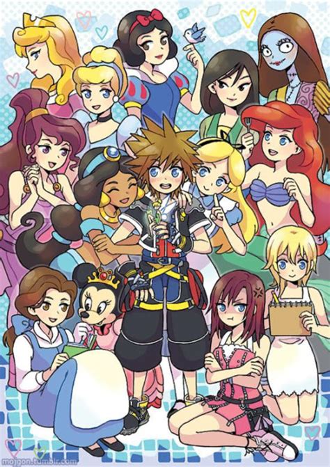 Discover more posts about ascendance the captive kingdom. Sora and the girls. | Kingdom Hearts | Know Your Meme