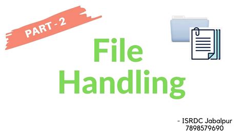 Error handling during file operations in c/c++. JAVA FILE HANDLING ~ PART - 2 - YouTube