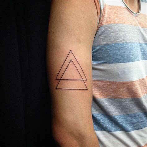 Everyone love to have tattoos. Triangle tattoo meaning, Triangle tattoo, Tattoos with meaning