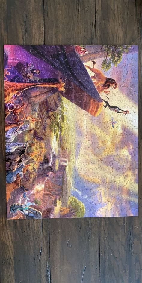 Thomas kinkade jungle book jigsaw puzzles. Lion King Puzzle in 2020 | Thomas kinkade disney, Thomas ...