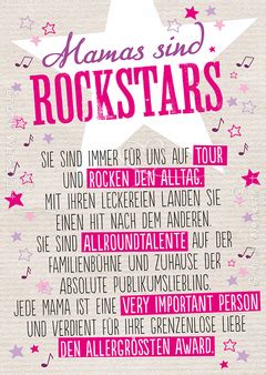 Sechs wochen vor der geburt, für den entbindungstag selbst und die ersten acht wochen nach der geburt. Art.Nr. 6571: Postkarten - Mamas sind Rockstars ...