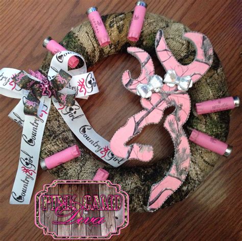 Get beautiful home decorations for amazing prices! FOR SALE!!!!!! 14" pink Realtree camo Browning Buckmark ...