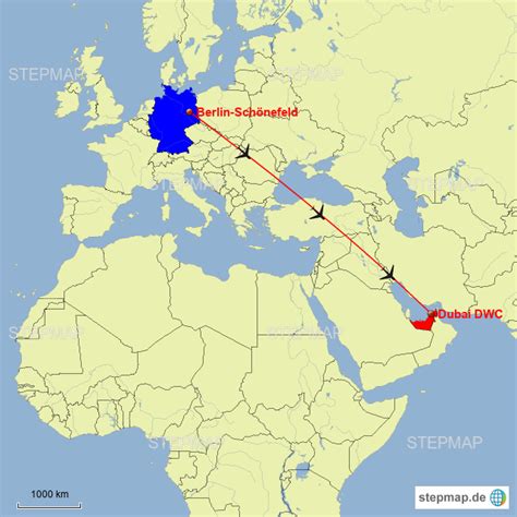 Check spelling or type a new query. StepMap - Flugroute Berlin-Dubai - Landkarte für Deutschland