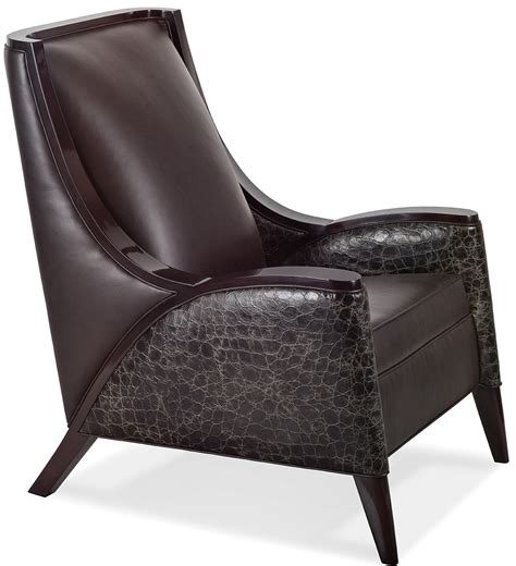 They are easy to clean and allows a luxurious feel. Modern leather armchair - Bernadette Livingston