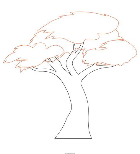 Как нарисовать дерево поэтапно? 🖌 Рисунки карандашом поэтапно