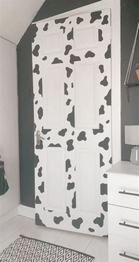 6 high resolution jpg files and basic printing instructions. Cow print door🐮 | Indie room decor, Indie room, Mirror ...