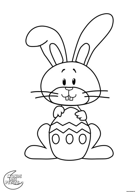 Lapin dessin simple, coloriage lapin facile 72 jecolorie, dessin dessiner un lapin facile hd, coloriage de lapin belier, coloriage lapin de pâques dessiné par nounoudunord. Coloriage Lapin De Paques Facile Dessin Paques à imprimer